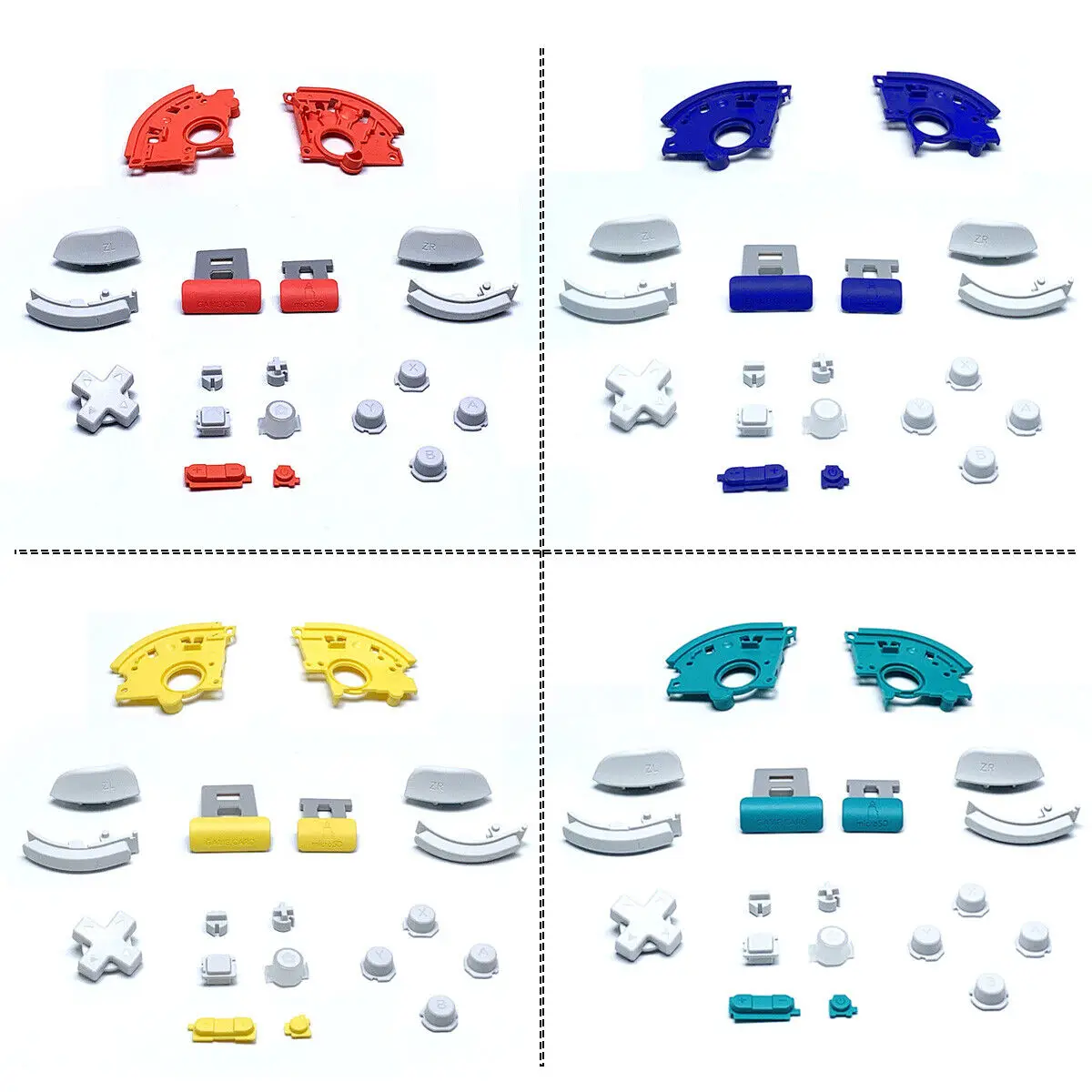 

1set for Nintendo Switch Lite JOY-CON Joycon Joystick LR L R Button SL SR ABXY Buttons Sets ZR ZL