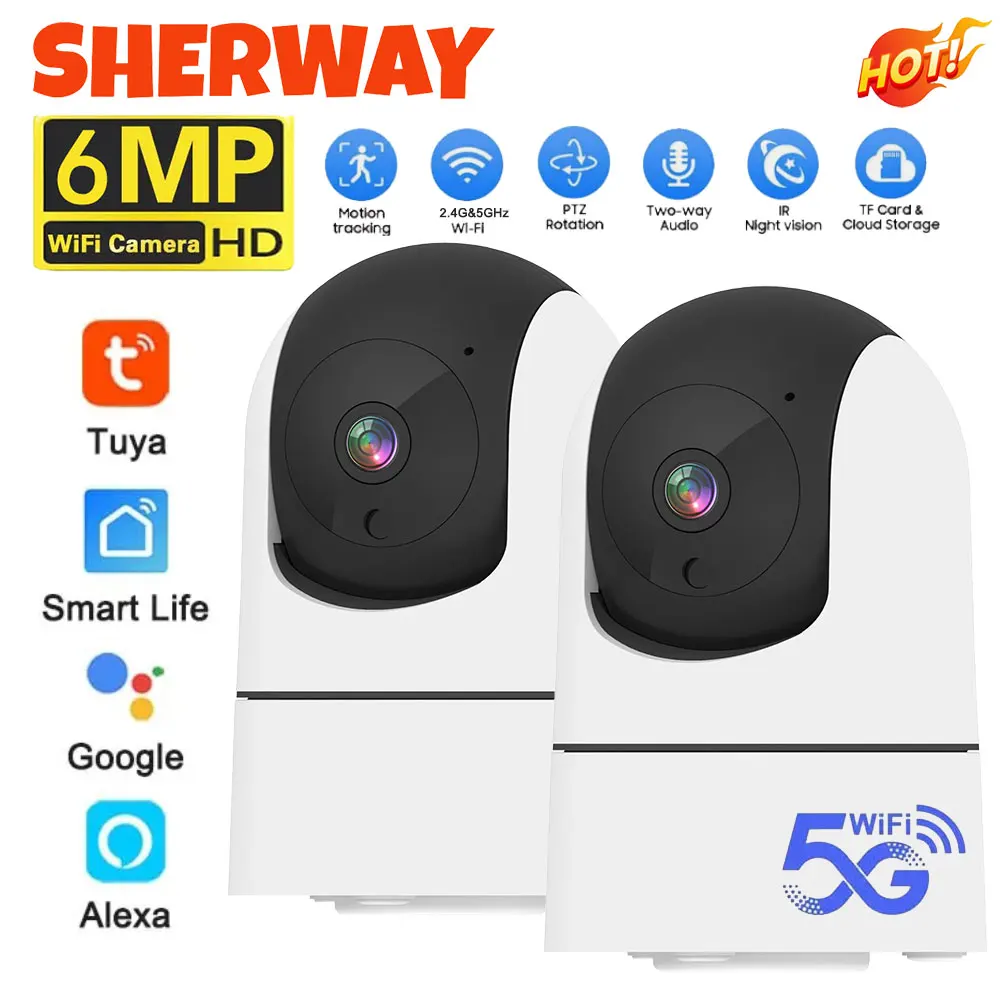 2Pc 2K 6MP Tuya 5G … - image