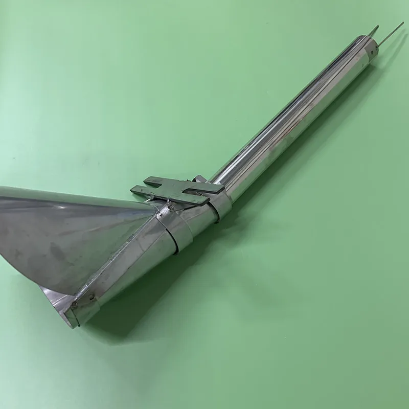 Vertical Packaging Machine Accessories Shaper Back Seal Bag Maker Stainless Steel Receiving and Cutting Hopper