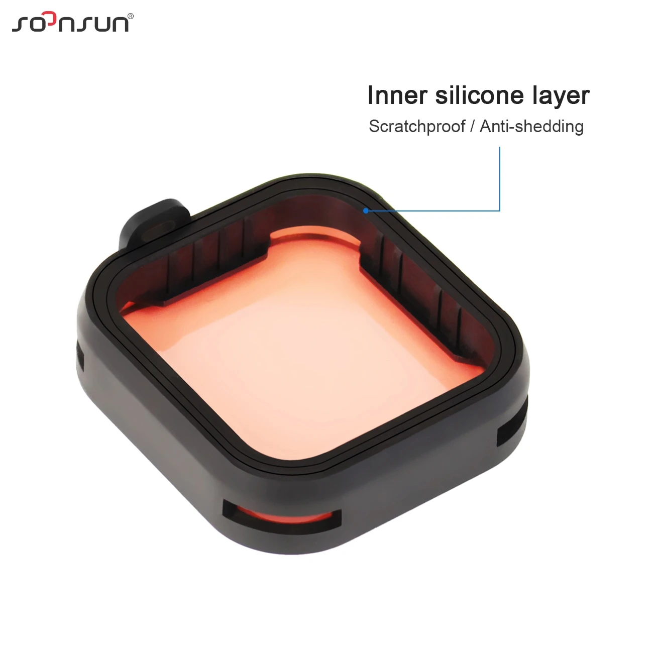 SOONSUN CPL ND8 ND16 ND32 Polarizer Filter for GoPro Hero 7 6 5 Black Go Pro Red Color Lens ND Filter Kits Camera ND Filters