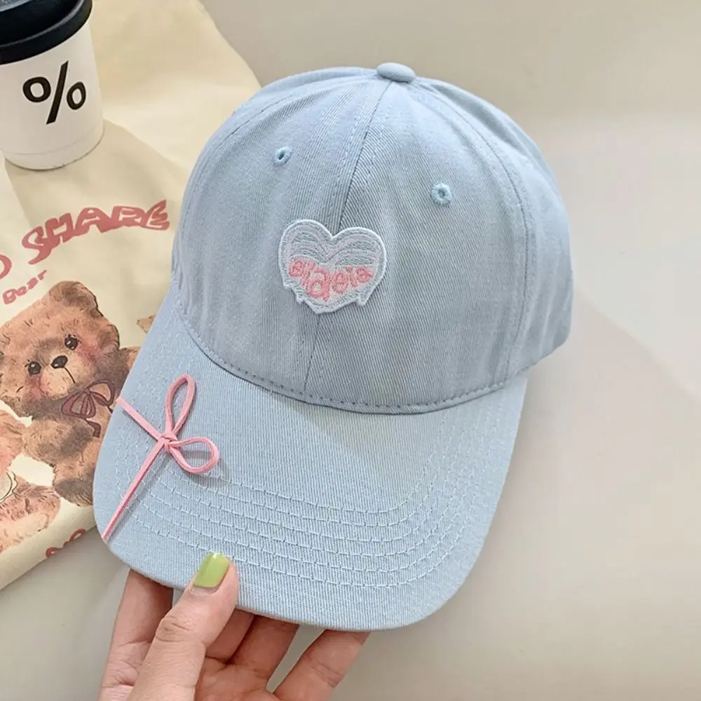 

Повседневная бейсболка с вышивкой и сердечком, хлопковая шляпа Snapback от солнца, солнцезащитный крем, фуражка ярких цветов, уличная кепка
