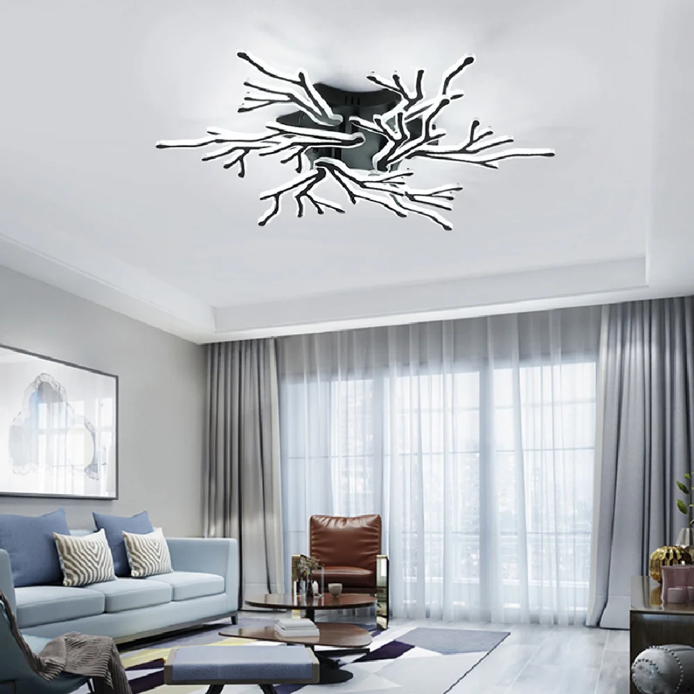 

Modern led ceiling lamp white/black living room bedroom dining room ceiling lamp lighting led indoor household lighting