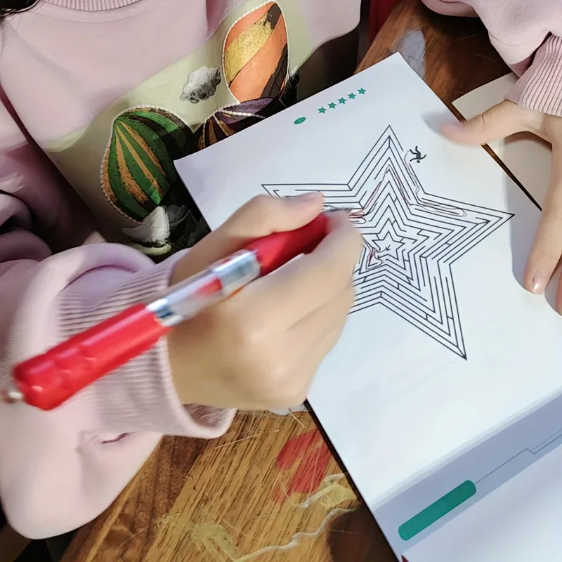 Children's Maze Game Book Student Concentration Training Intellectual Development Educational Early Learning Toys Kids Gifts