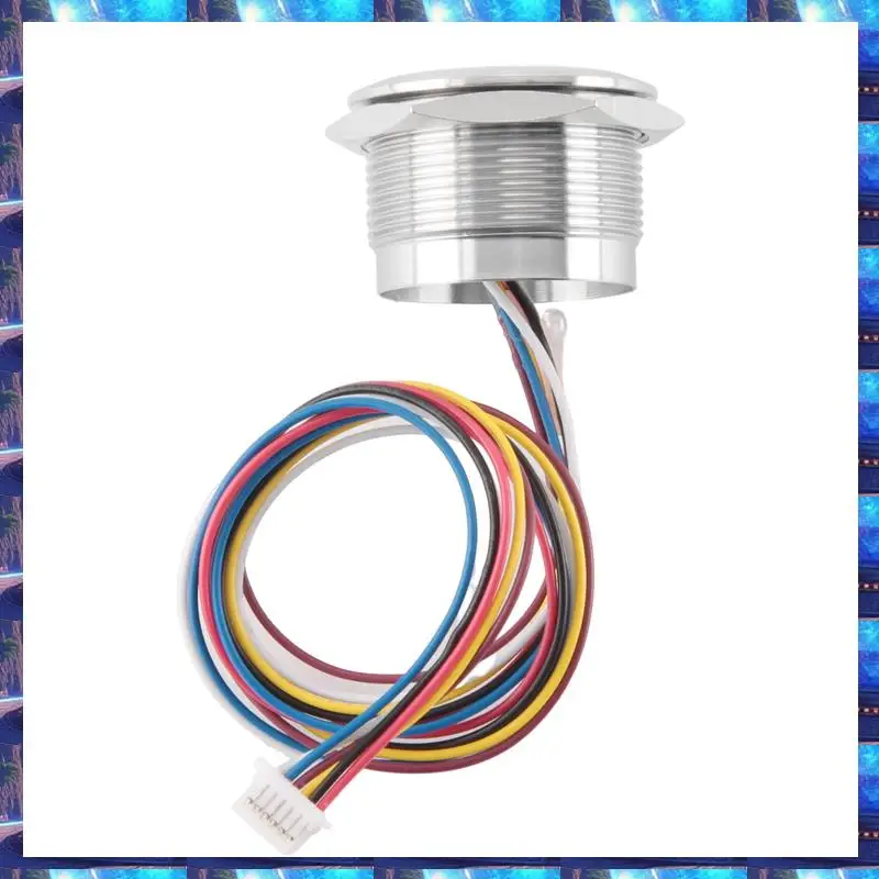 

2025 R503 Circular Round RGB Ring Indicator LED Control DC3.3V MX1.0-6Pin Capacitive Fingerprint Module Sensor Scanner,R503 Circ