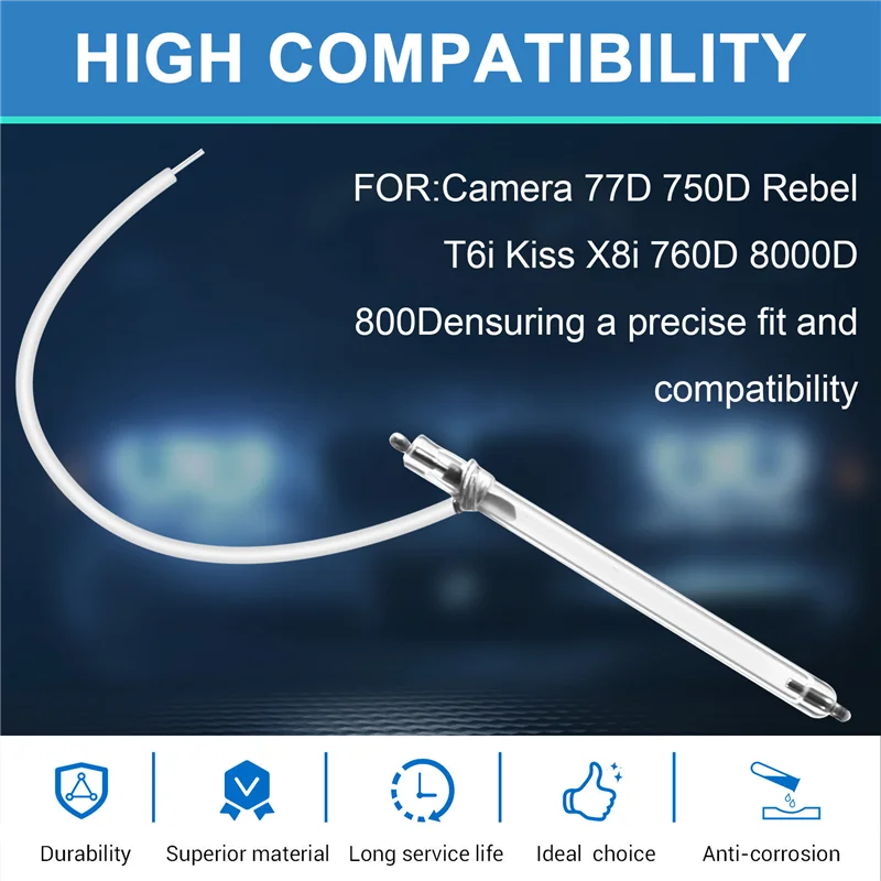 -AT52 مصباح فلاش لكانون 77D 750D المتمردين T6i قبلة X8i 760D 8000D 800D استبدال أنبوب زينون