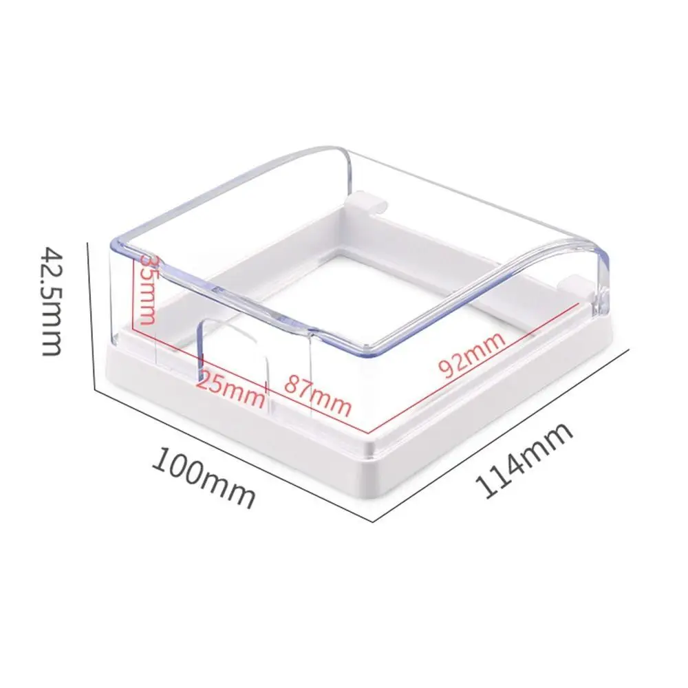 Portable 86 Type Switch Protective Cover Splash-Proof Box Power Outlet Electric Plug Cover Kids Safety Socket Protector Home image 6