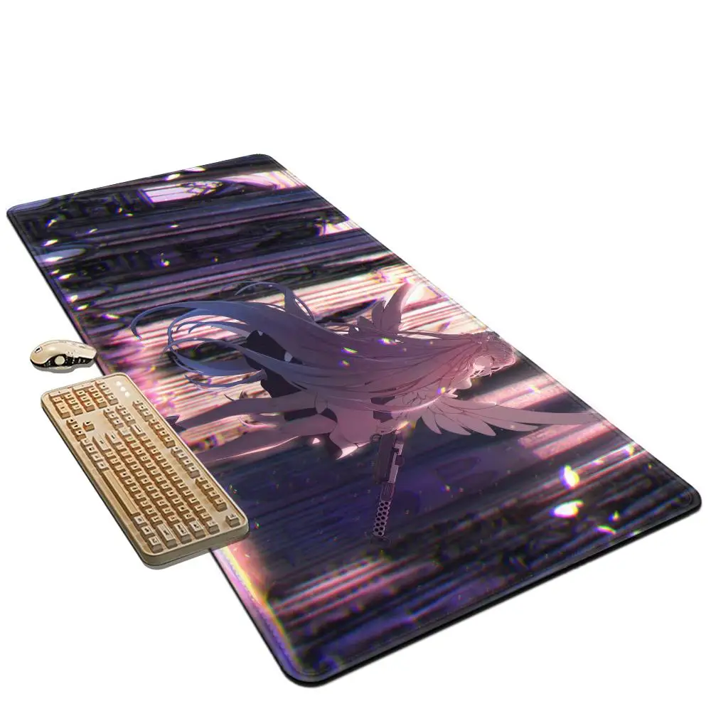 Popular Game Blue Archive Cute Misono Mika Non-Slip Rubber Mouse Pad Lock Edge Mousepads Game Play Mats for Notebook PC