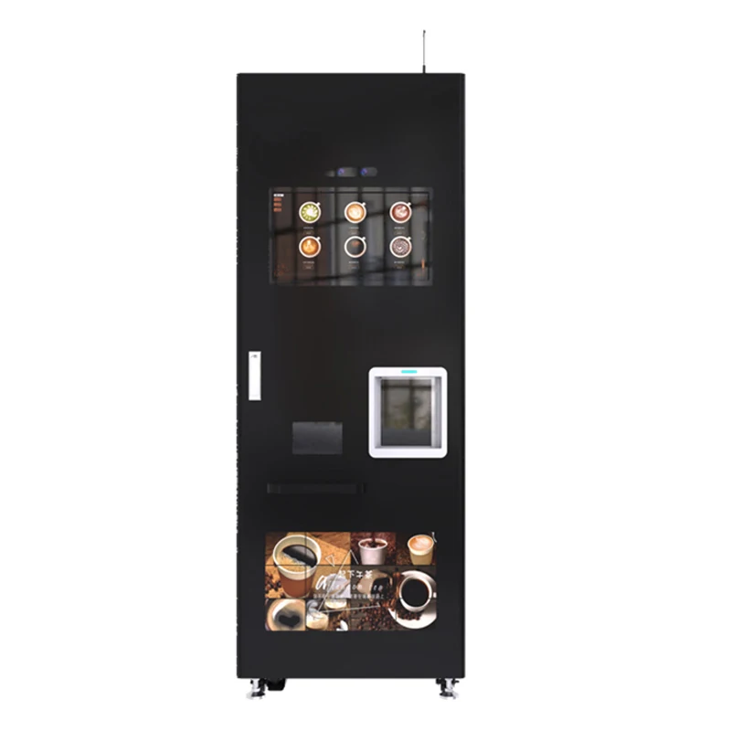 LE Coffee Vending Machine  Water Chiller  Cash&Coin payment system