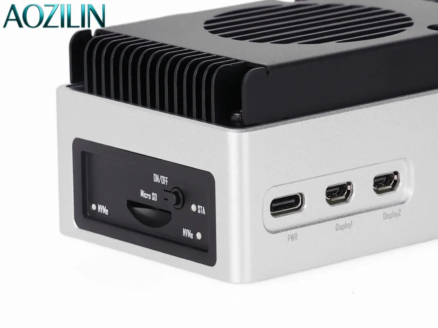 AOZILIN R2130-12 Compact Edge Computing Mini Computer 8GB Memory Hailo-8 AI Accelerator Embedded Development Box