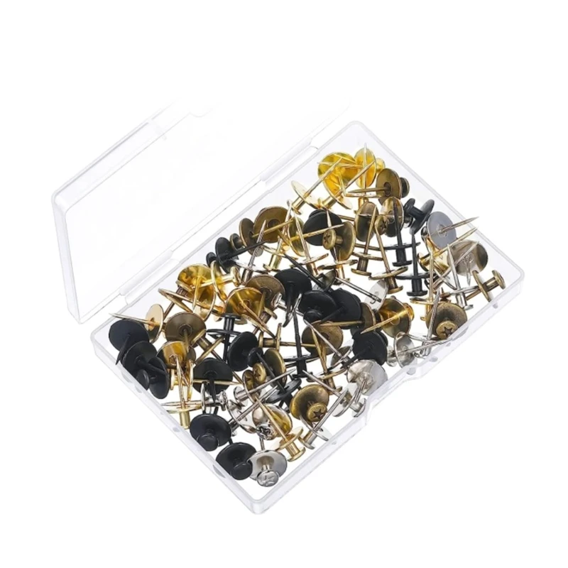 Stylish Double Headed Nails สำหรับตกแต่งบ้าน Push Pin แขวน 30 ชิ้นเล็บตกแต่ง Push Pin สำหรับงานศิลปะ