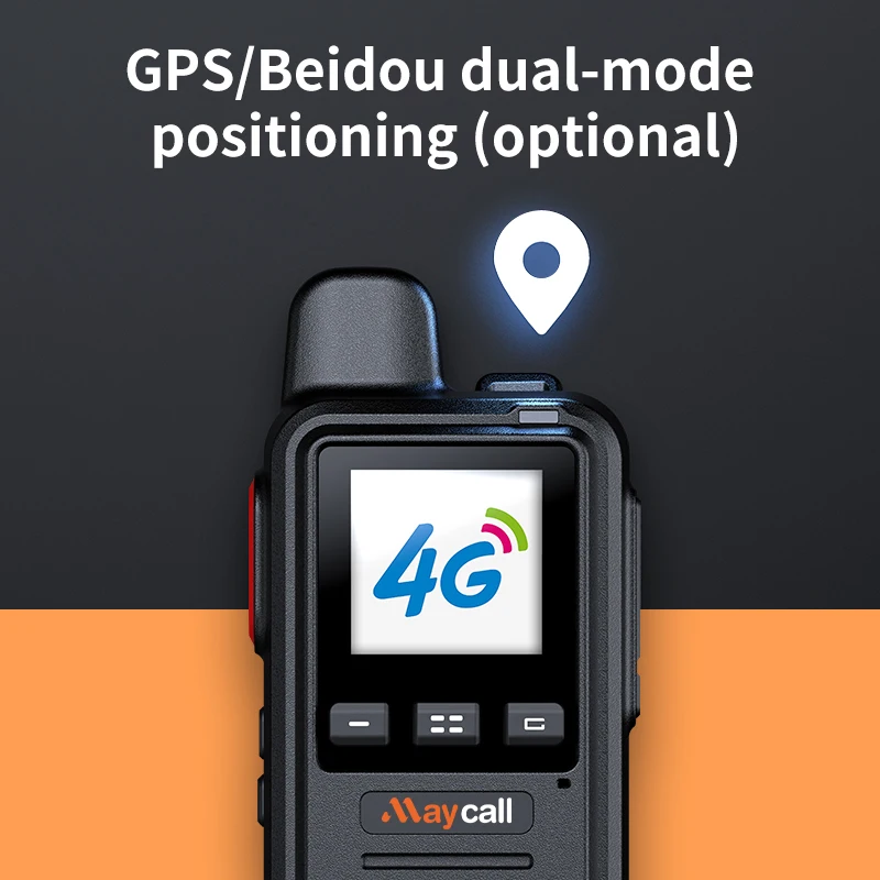 Maycall Global Walkie Talkie Long Range Global PPT Walkie-Talkie with SIM Card LIFE TIME Free Transnational POC Radio