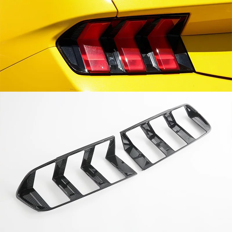 

For Ford Mustang 2024 2025 ABS Car Rear Taillight Decoration Tail Lamp Cover Tail Light Cover Exterior Accessories