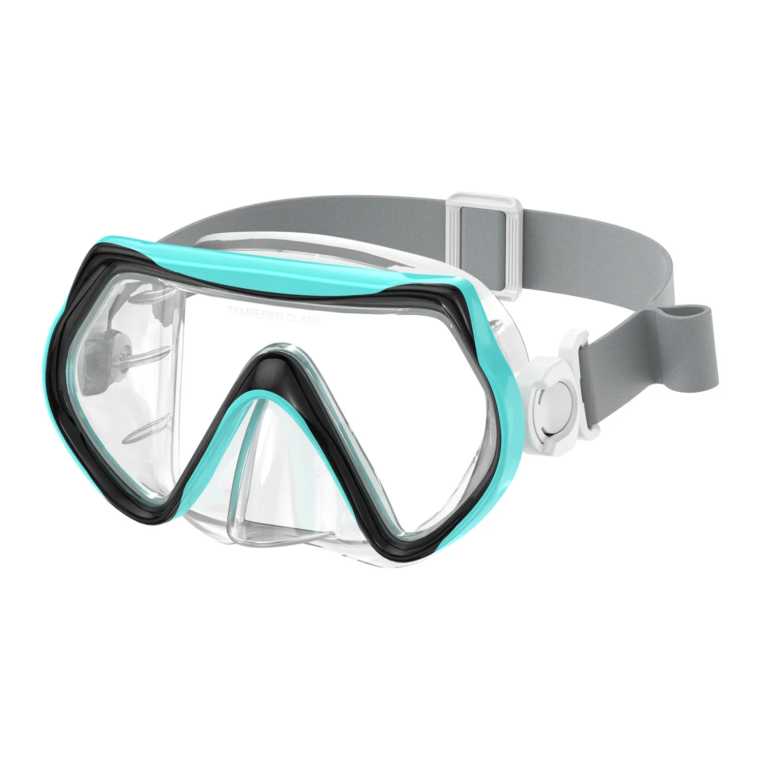 

Children's Snorkel Diving Mask Swimming Goggles Tempered Glass Waterproof Anti-Fog Single Len Large Snorkeling Dive Equipmentpro