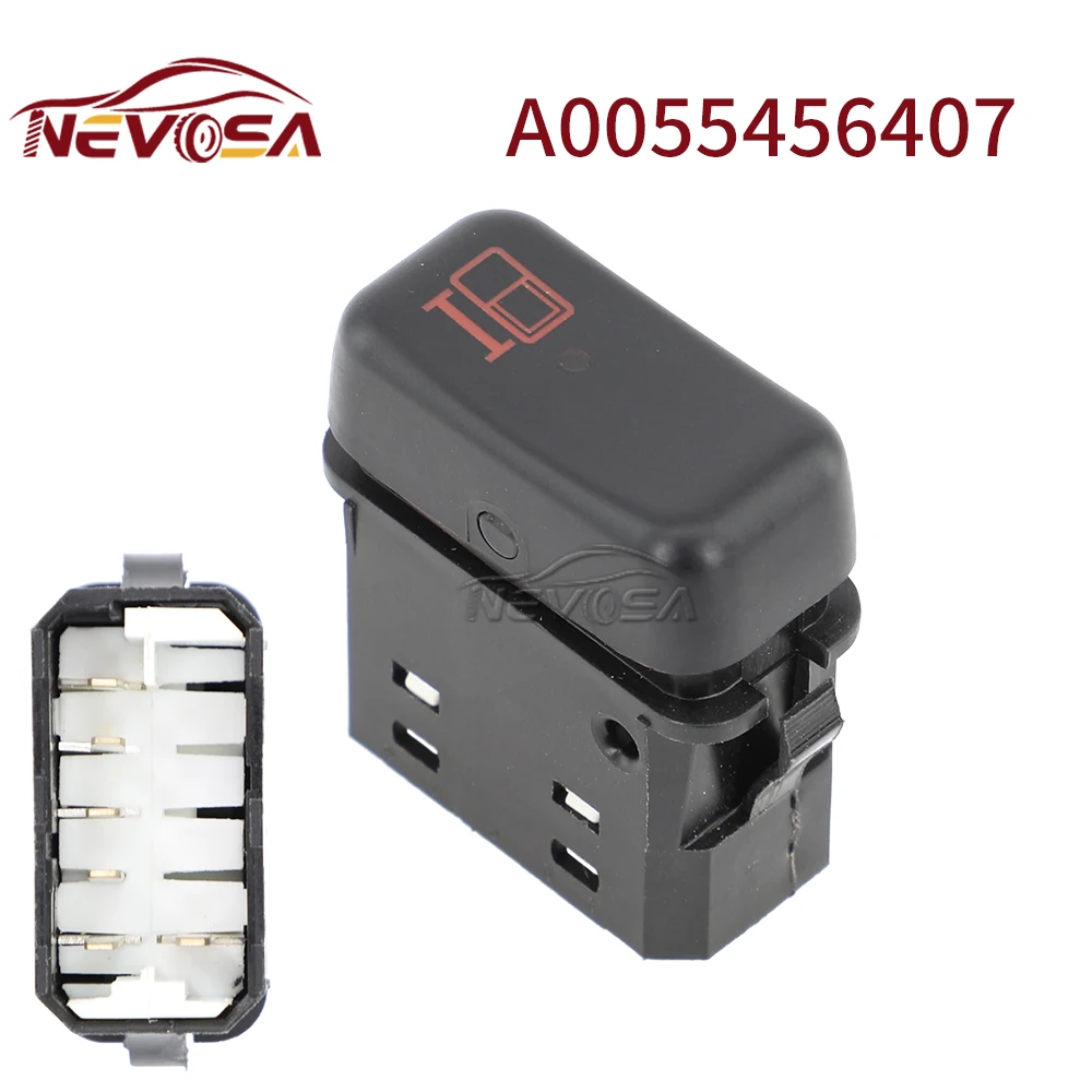 NEVOSA A0055456407 0055456407 Door Lock Switch Dashboard Single Button For Mercedes-Benz Travego Tourismo Setra  Car Accessories