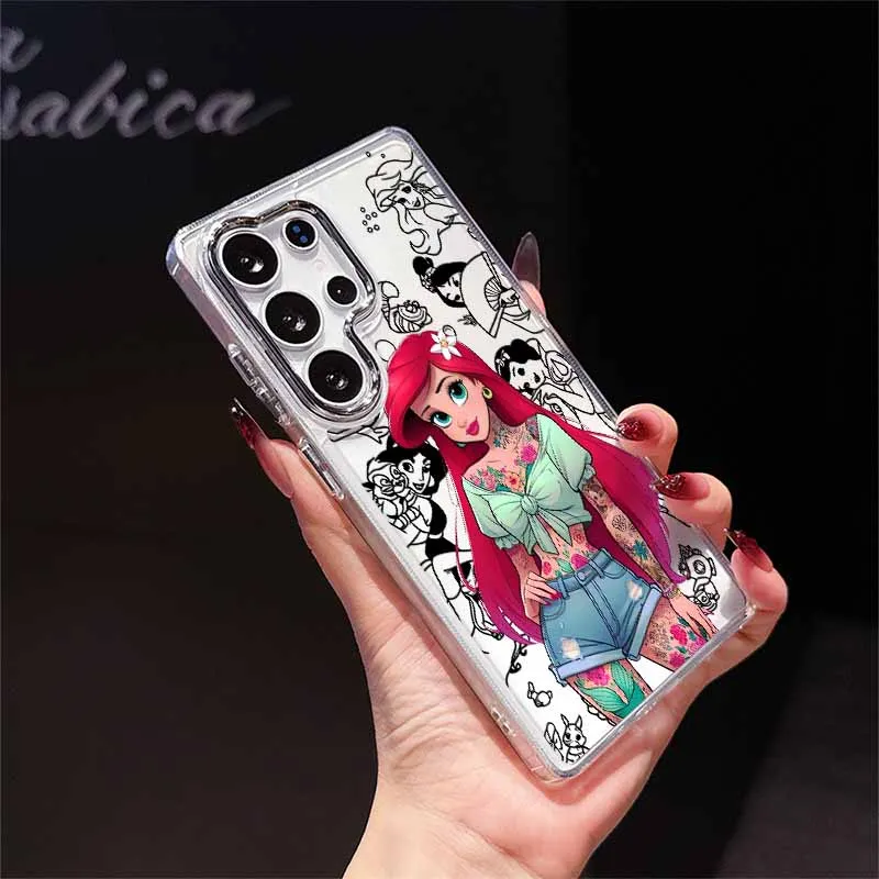 ديزني الوشم ارييل الأميرة لسامسونج A56 A55 A54 A53 A52 A36 A35 A34 A33 A32 A31 A26 A25 A24 A23 A16 A06 A05 جراب هاتف كابا #2