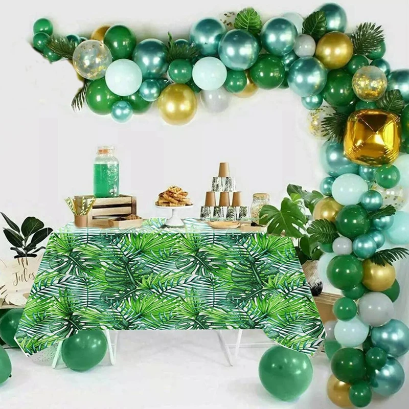 1PCS Disposable Table cloth Animal Striped Tablecloth Animal Jungle Safari Party Kids Birthday Party Supplies Table Cover Decor