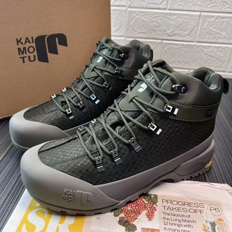 2026 New Arrival Hiking Sneaker Mens High Top Trekking Sneakers Anti-Slippery Sport Sneakers Wearable Walking Outdoor Shoes