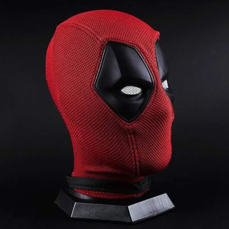 Miniso Deadpool Maske Cosplay Kostüm Nylon Kopf bedeckung gestrickt Baumwolle Mesh Helm Halloween Party Karneval Kostüm Requisiten Masken Geschenk