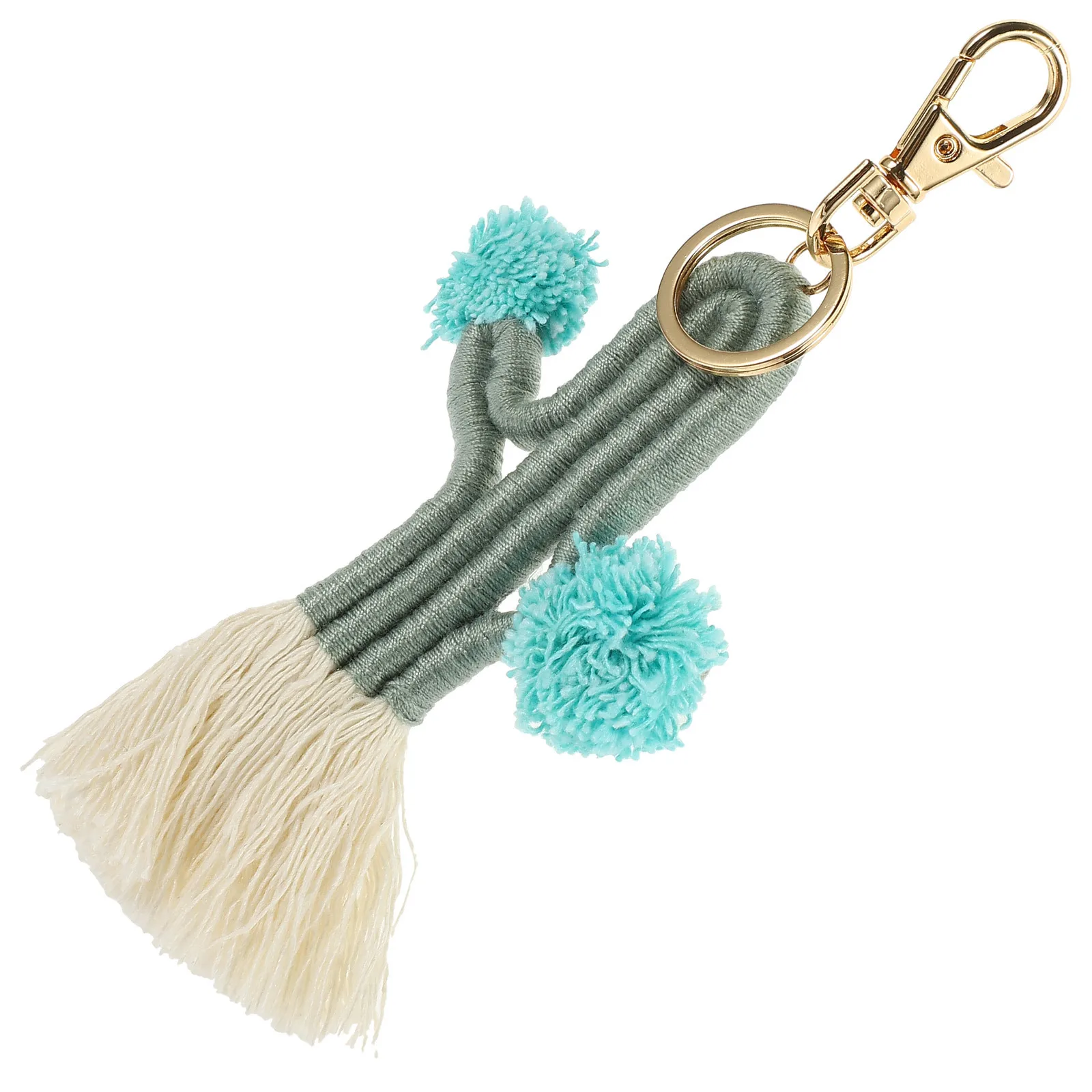 

Boho Accessory Bag Keychain Decorate Cute Aesthetic Cactus Gifts Tassel Chains Miss