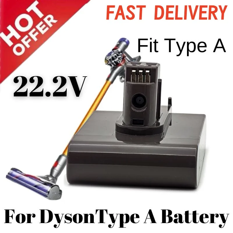 

Cordless Vacuum Cleaner Replacement Battery 100% New Rechargeable Lithium Battery For Dyson Type-A Fluffy Animal