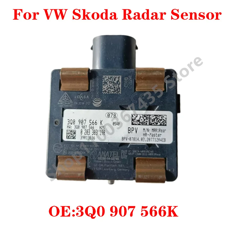 

3Q0907566K RADAR DISTORNIC OEM ACC Adaptive Cruise Control Radar Sensor For VW Audi skoda Seat 3Q0 907 566K