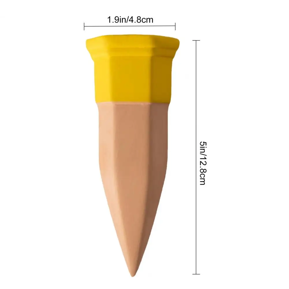 6Pcs Terracotta Self Watering Spikes for Plants, Automatic Slow-Release Watering Stakes for Indoor Outdoor Potted Flowers,Garden