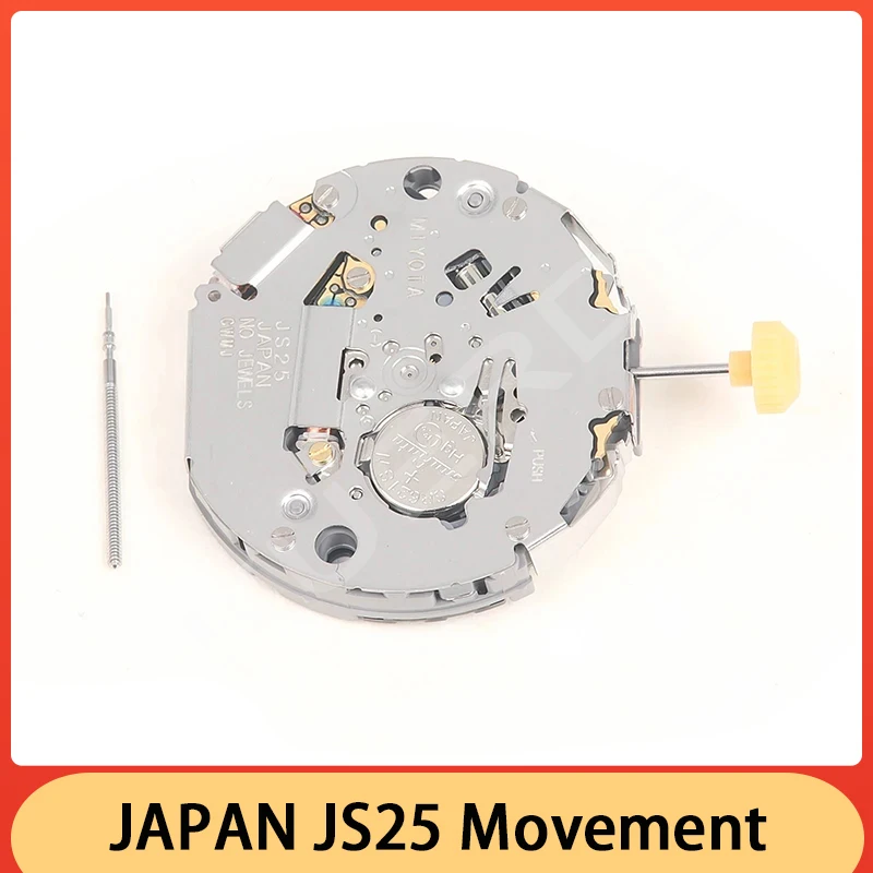 Japan Imported JS25 Movement 3 O'clock 6 Hands 3.6.9 Small Second New Quartz Movement Watch Repair Movement Parts With Battery