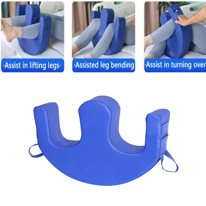 

Turn Over Device Auxiliary Pad W Type Anti-Bedsore Bed Care Side Triangular Pillow Side Cushion With Straps
