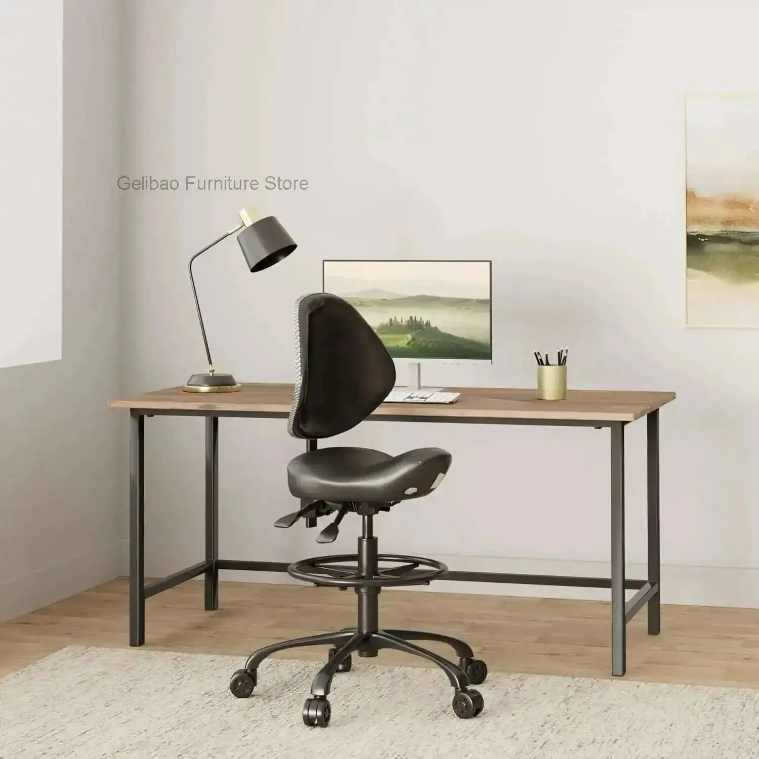 Rückenstütze, Ergonomischer Sattelstuhl für Zahnhygieniker, Ärzte, Medizin und Salon