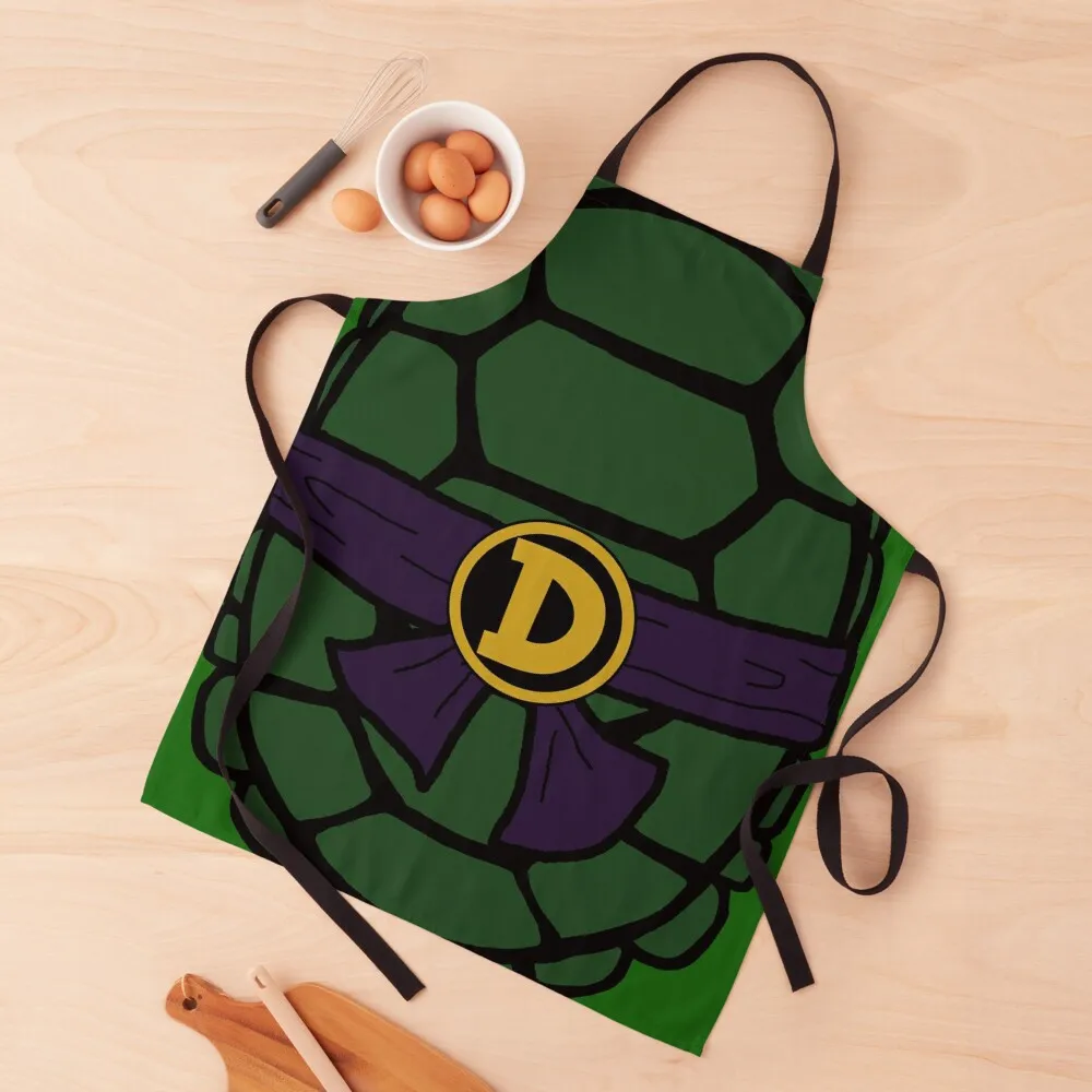 Ninja Turtle Donnie Apron waterproof for women Kitchen Accessories 2022 For Women Kitchen Apron