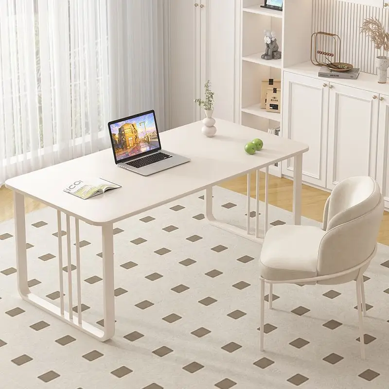 Slate computer desk Cream style student desk household bedside writing table simple small apartment rectangular desk