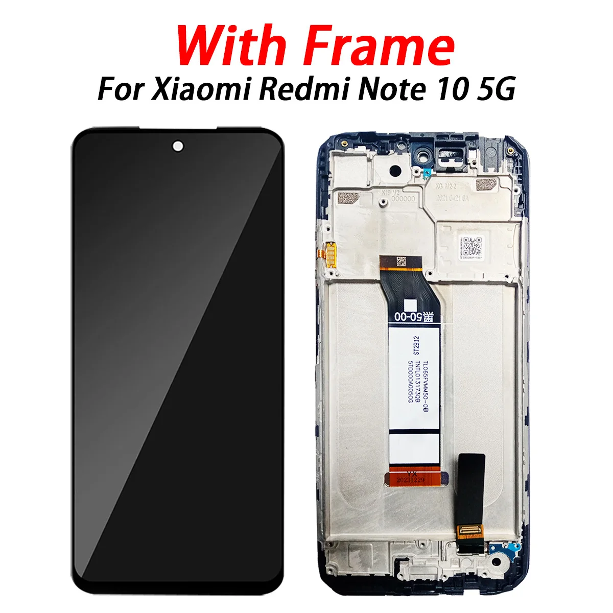 High Quality LCD For Xiaomi Redmi Note 10 5G Display Replacement Screen Digitizer Assembly,For Redmi Note 10 5G LCD