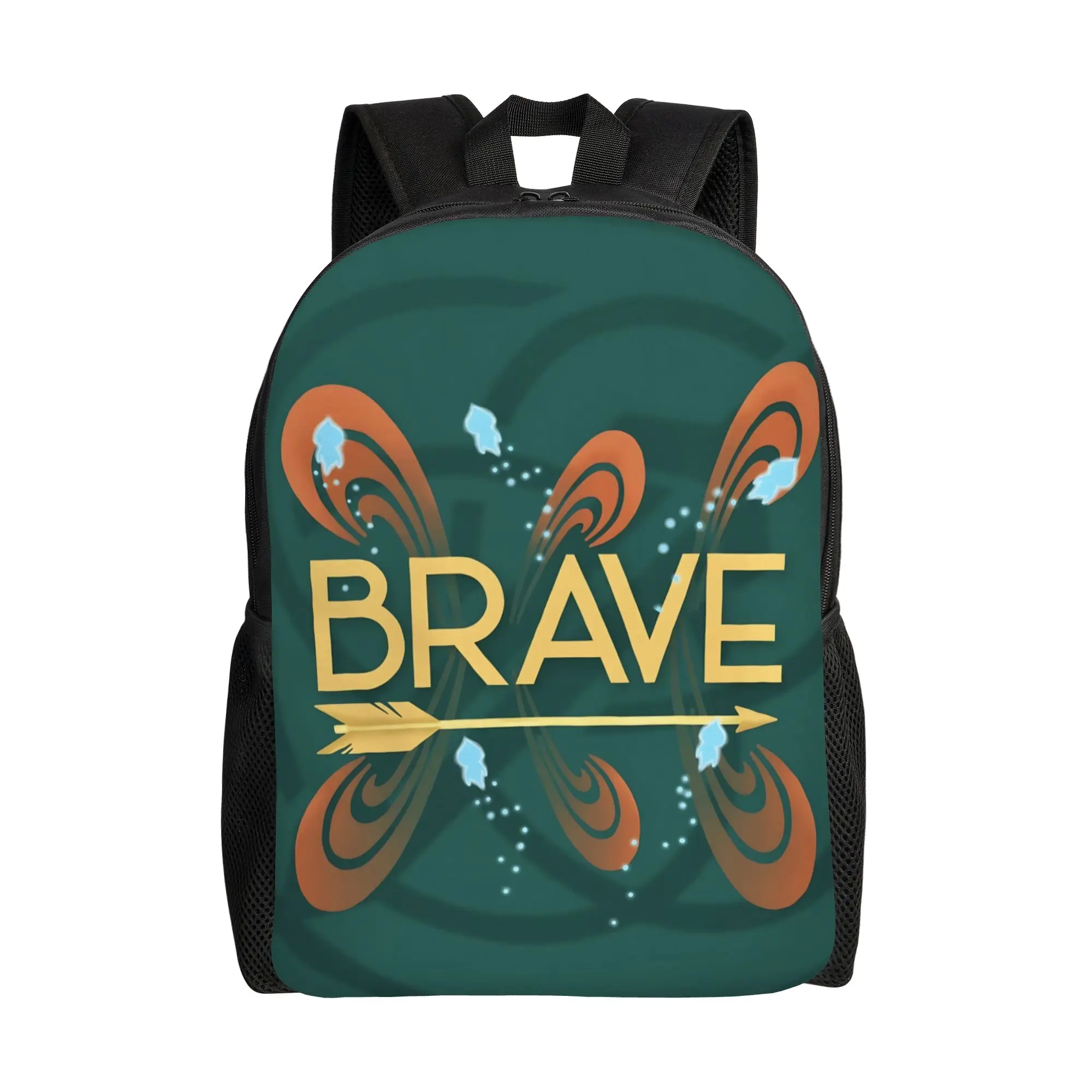 

1PC Backpack Disney Cartoon Animation Daypack Brave LOGO Adjustable Strap Outdoor Sturdy Shoulder Rucksack