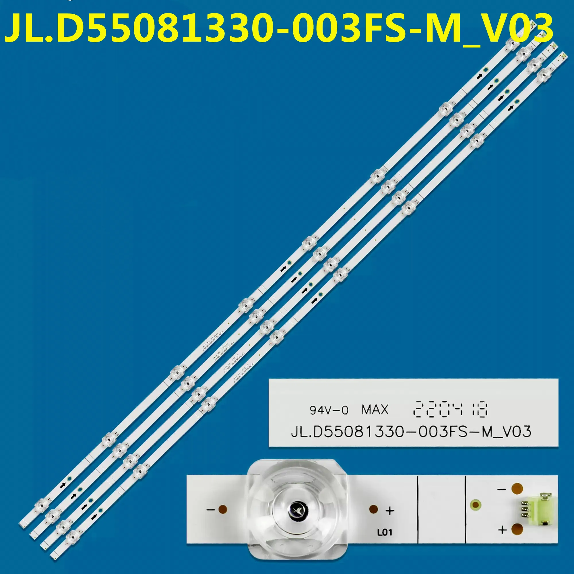 

10kit LED Strip For JL.D55081330-003FS-M_V03 HE55A55 HZ55A51 HZ55A55 HZ55A65E H55E3A H55EA H55V1A HZ55A52 HZ55H55 H55E5A