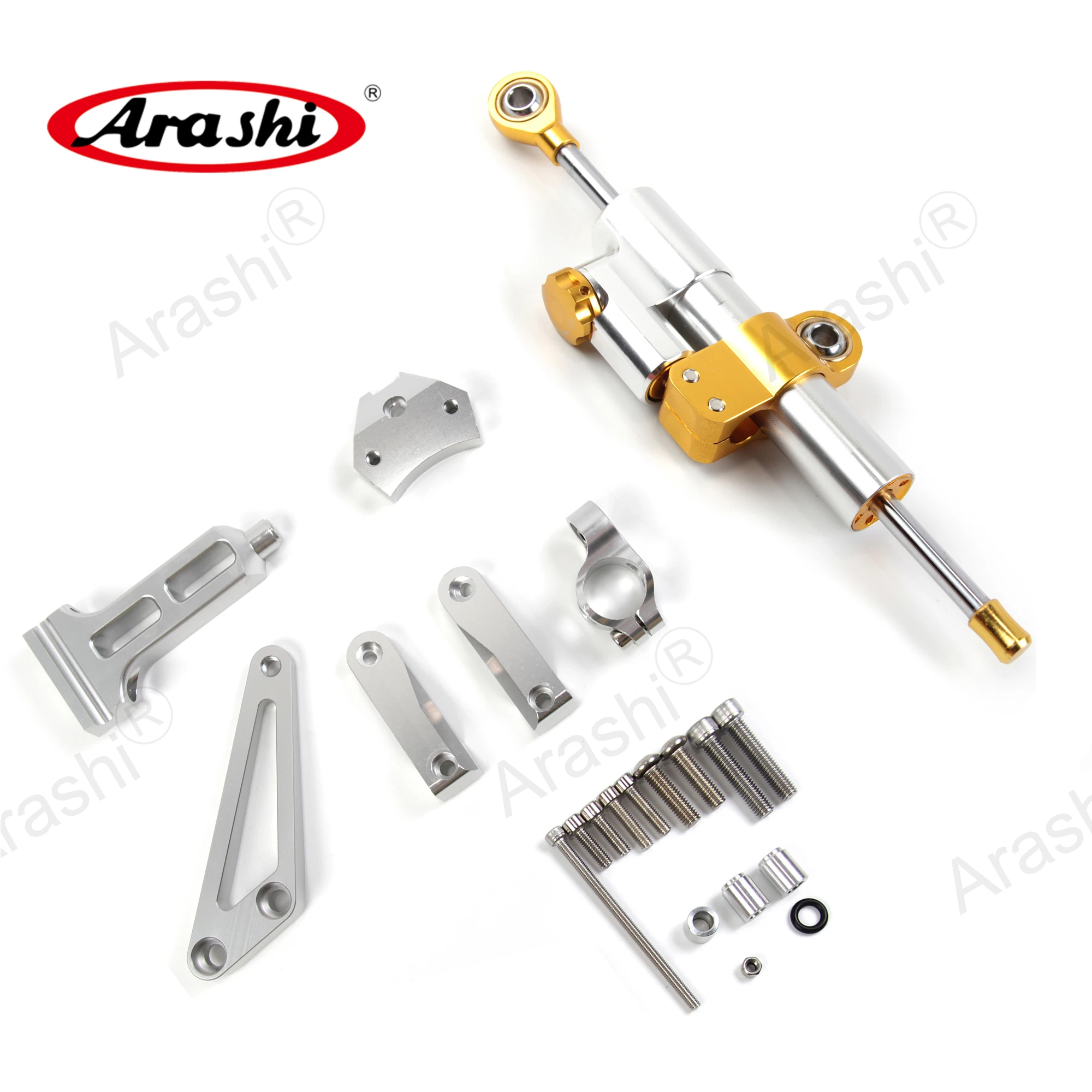 Arashi For HONDA CB1300 CB 1300 2003 - 2011 Steering Damper Stabilizer Motor Mount Bracket 2004 2005 2006 2007 2008 2009 2010