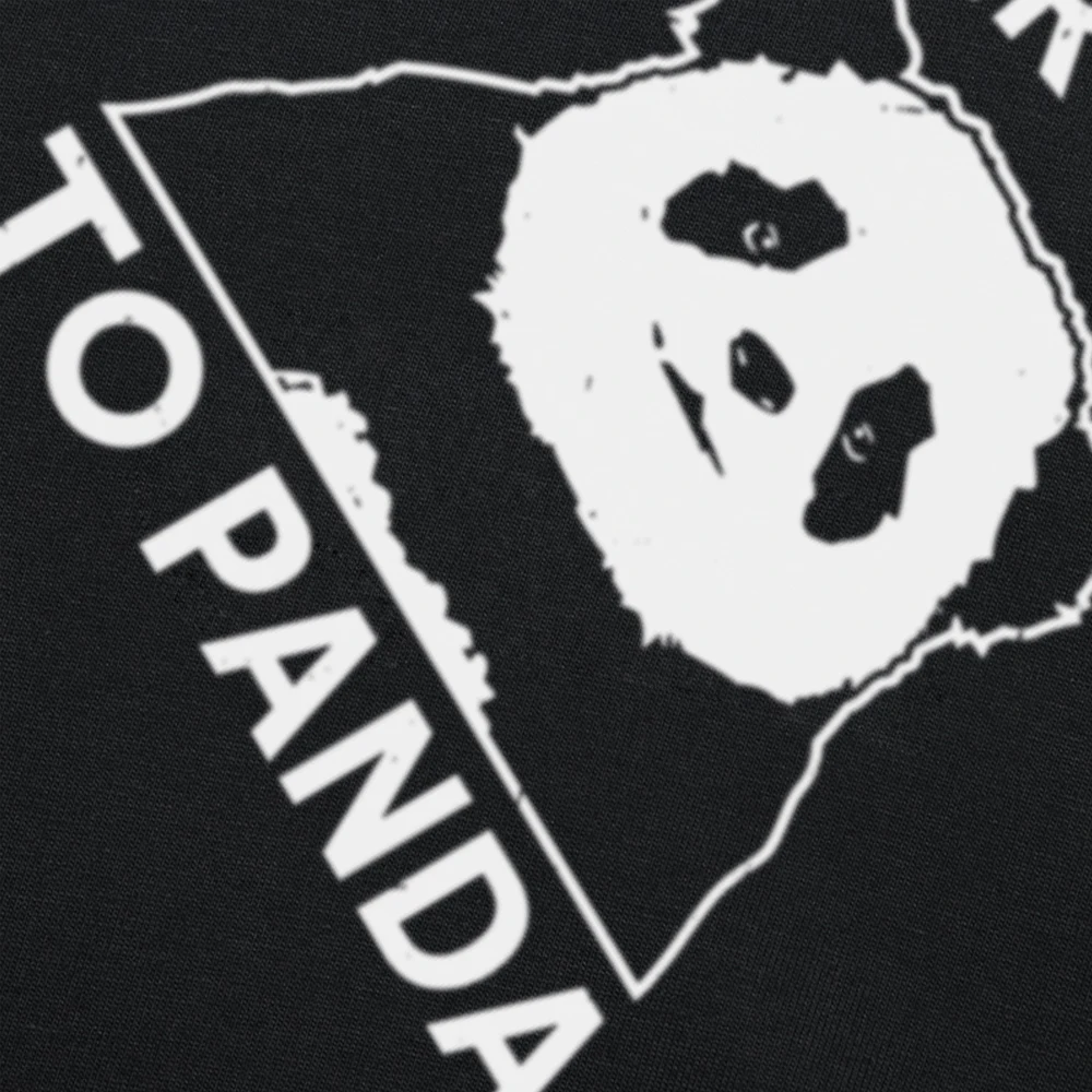 Lustige „Never Say No To Panda“-Grafik-T-Shirts für Herren und Damen, modisches, lässiges T-Shirt aus 100 % Baumwolle, lockeres, übergroßes T-Shirt für den Sommer – Detail 5