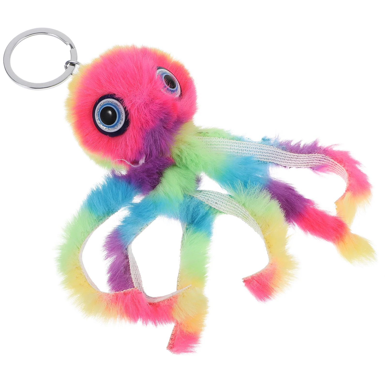 Octopus Keychain Charme para Mulheres, Decoração Estética Do Mar, Ornamento De Mochila De Bolsa, Encantos De Saco De Carro, Pingente De Carteira, Decoração De Pelúcia