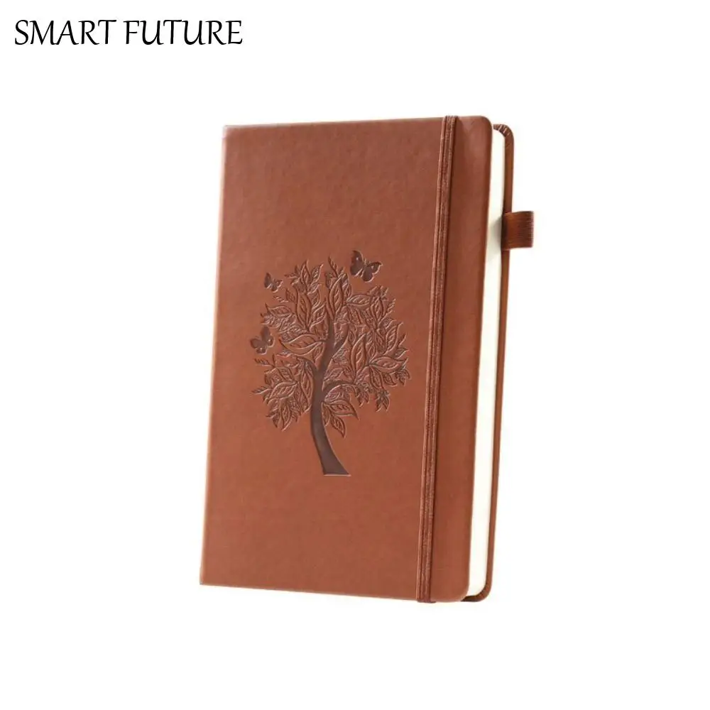 

Diary Personalized A5 Notebook 150 sheets With straps PU Leather Notebook Horizontal Line Thickened Pages Office Notebook Men