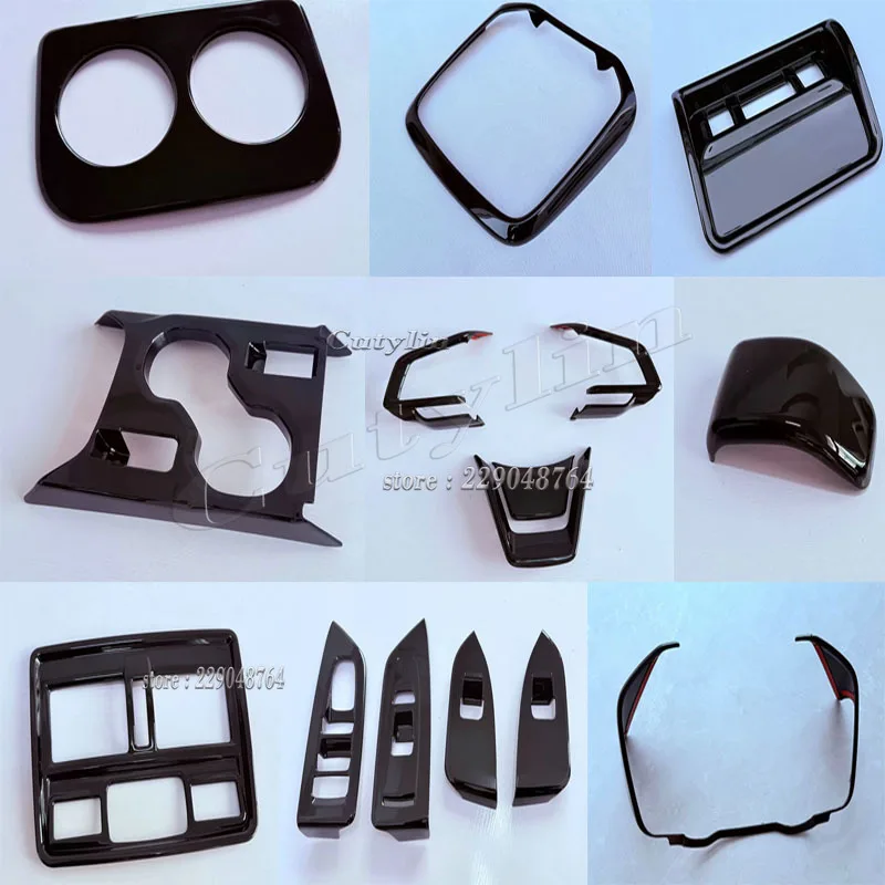 LHD For Subaru Forester 2024-2026 Interior Side AC Door Armrest Window Lift Button Cover Gear Shift Panel trim Car Accessories
