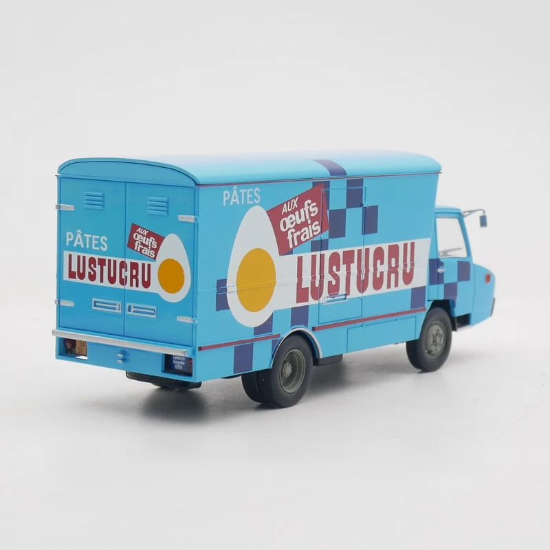 Diecast Ixo 1:43 Scale Berliet Stradair Truck Large Van Alloy Car Model Collectible Toy Gift Souvenir Display Ornament