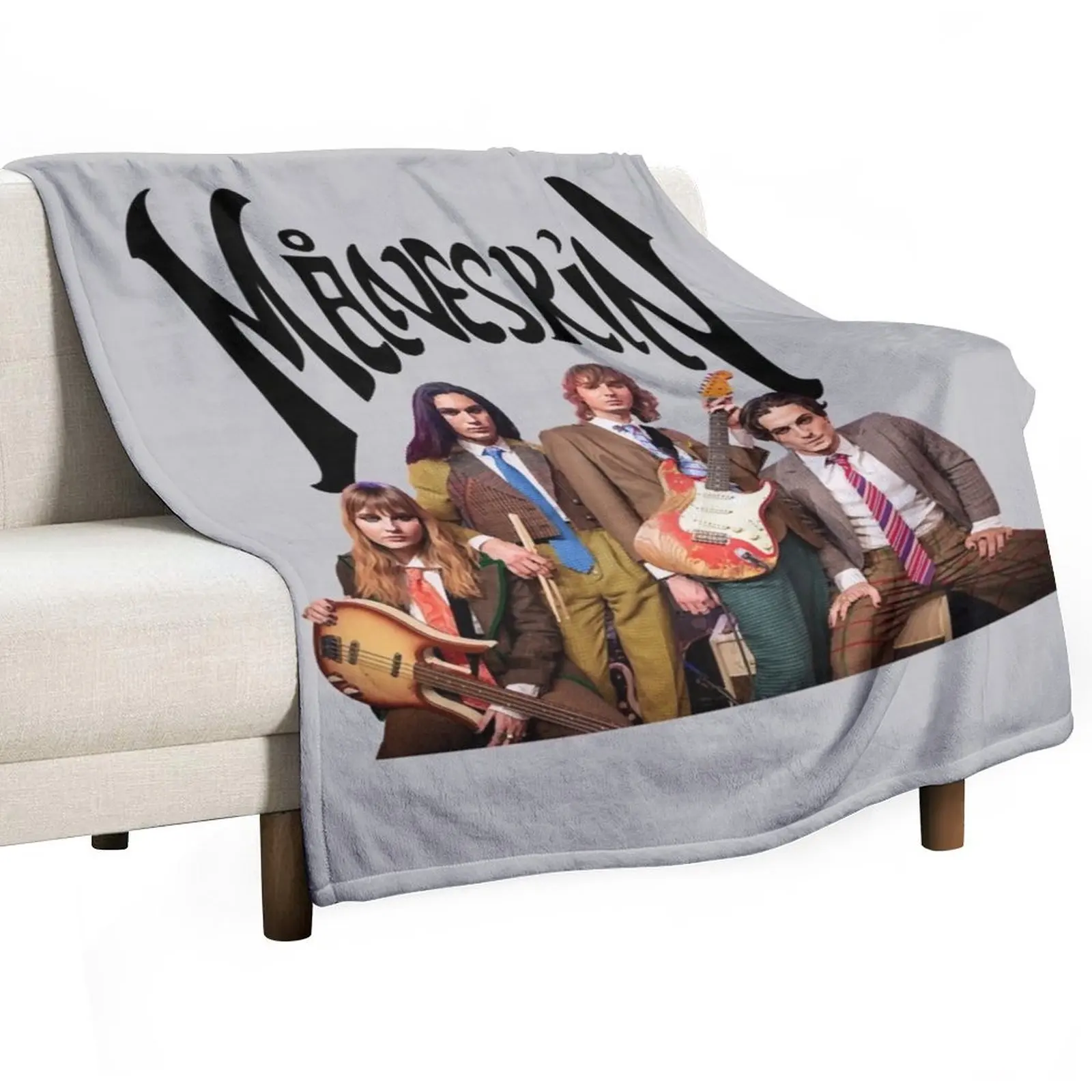 

Mneskin rock band Maneskin 2 Throw Blanket Bed Furry Soft Blankets For Sofas Blankets