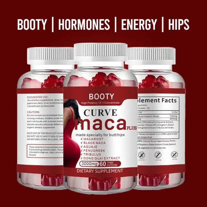 1 bottle maca capsules+soft candy energy balance sexy body