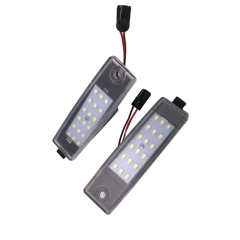 

2 шт. белый знак светодиодный номерной знак для TOYOTA Hiace S.B.V/Highlander/RAV4/Land Cruiser 200