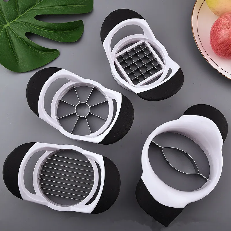 Stainless Steel Fruit Cutter Apple Mango Pear Corer Splitter Cutting Knife Vegetable Slicer Chopper Kitchen Gadgets