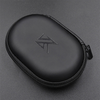 For KZ Earphones Bag Organizer PU Portable Universal Wired Earbuds Protective Case for ZST ZS3 ZS4 ZSR ZS5 ZS4 AS10 ZS6 V80 ZSN