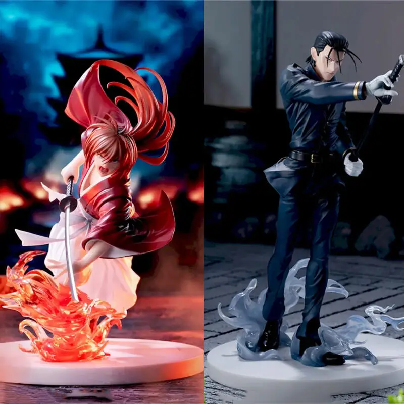 

Genuine Sega Rurouni Kenshin Luminasta Himura Kenshin Saitou Hajime In Stock Original Anime Figure Model Desktop Ornament Gift