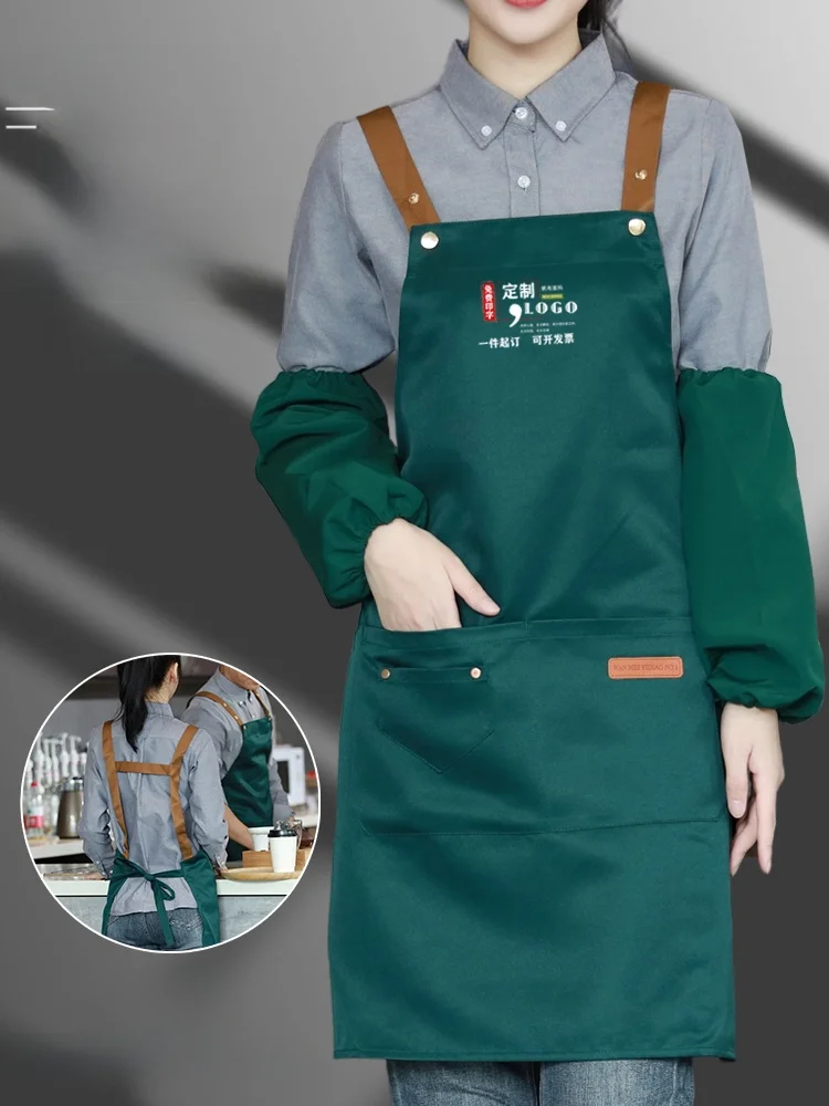 

Breathable Canvas Apron Kitchen Home Use 2025 New Quali Good Four Seasons Series Korean Sle Dining Restaurant Special Ant...