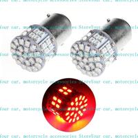 652F Red Vehicle LED Bulb 1157 BAY15D 50  1206 LED Tail Stop Brake Lamp Bulbs Replacement Car Accessories
