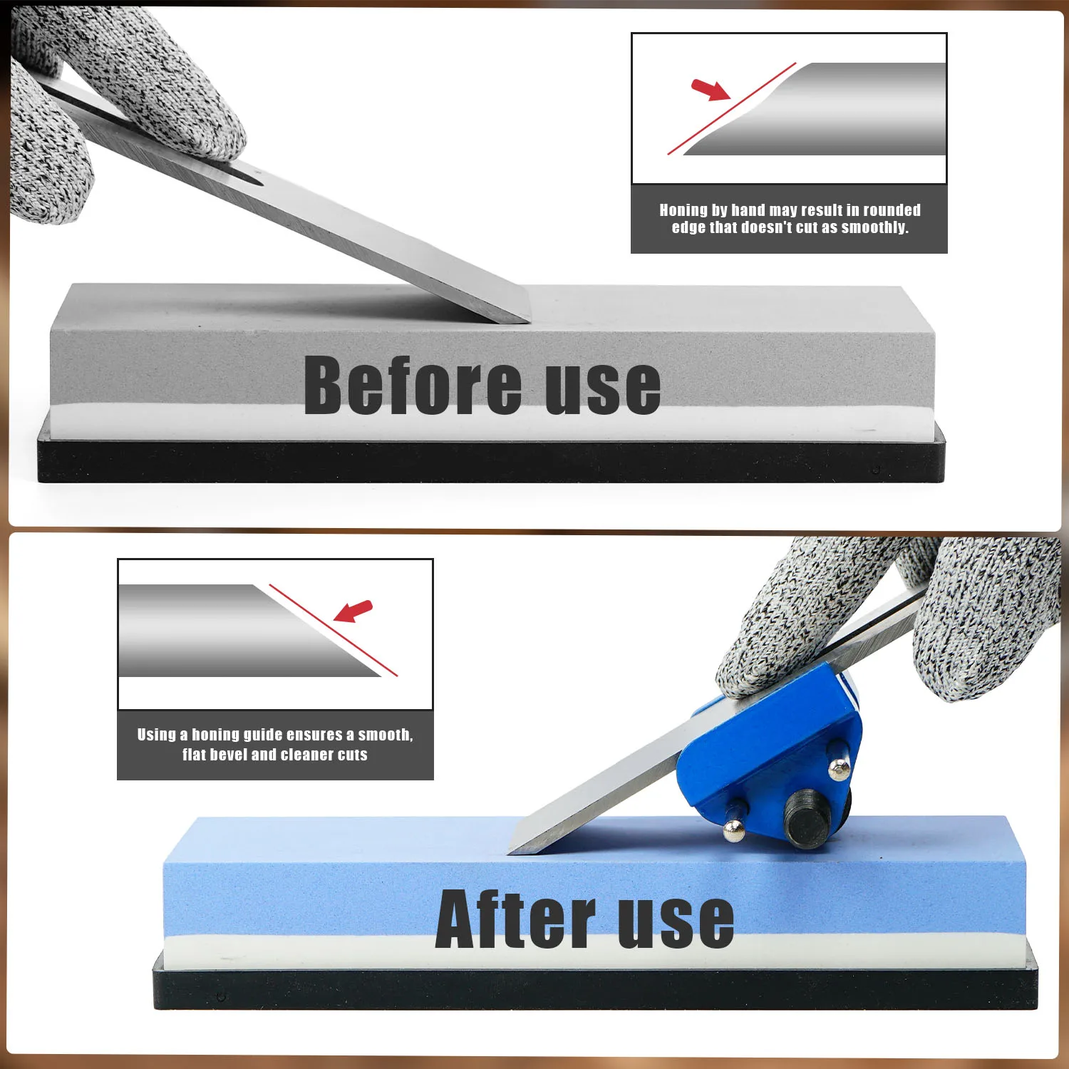 Fixed-Angle Sharpening Auxiliary Clamp Manual Positioning Sharpening Tool Auxiliary Stand Angle Setter for Sharpening Chisels and Planer Blades