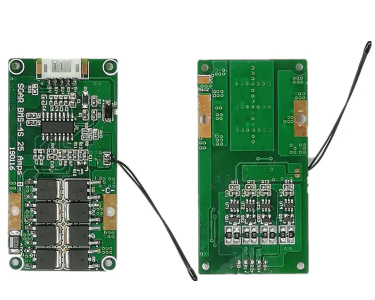 12.8V 20A BMS for Lifepo4 Battery 4S 4-In-One Battery Management System with Temperature Sensor PCB & PCBA Product